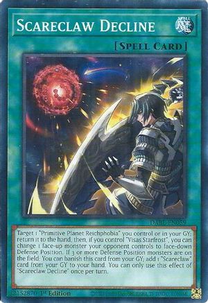 Scareclaw Decline (DABL-EN059) - Darkwing Blast 1st Edition