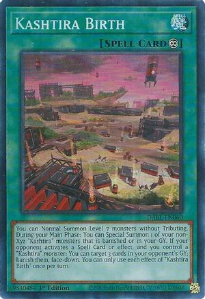 Kashtira Birth (DABL-EN060) - Darkwing Blast 1st Edition