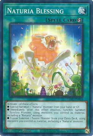 Naturia Blessing (DABL-EN064) - Darkwing Blast 1st Edition