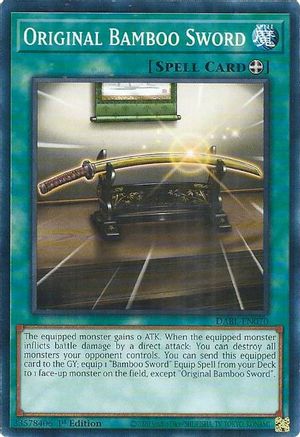 Original Bamboo Sword (DABL-EN070) - Darkwing Blast 1st Edition