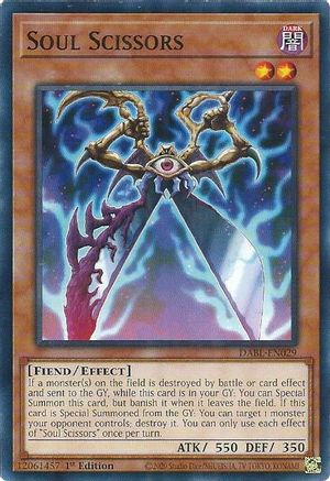 Soul Scissors (DABL-EN029) - Darkwing Blast 1st Edition