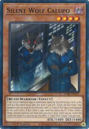 Silent Wolf Calupo (DABL-EN037) - Darkwing Blast 1st Edition
