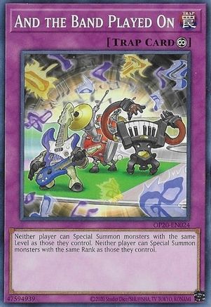 And the Band Played On (OP20-EN024) - OTS Tournament Pack 20 Unlimited