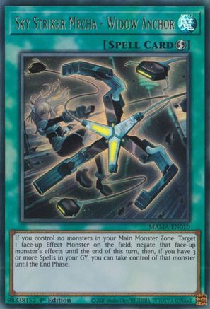Sky Striker Mecha - Widow Anchor (MAMA-EN010) - Magnificent Mavens 1st Edition
