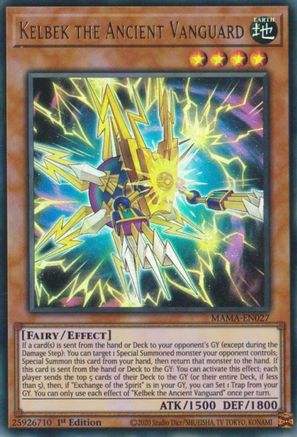 Kelbek the Ancient Vanguard (MAMA-EN027) - Magnificent Mavens 1st Edition