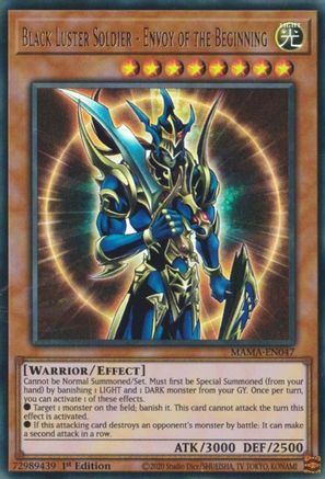 Black Luster Soldier - Envoy of the Beginning (MAMA-EN047) - Magnificent Mavens 1st Edition