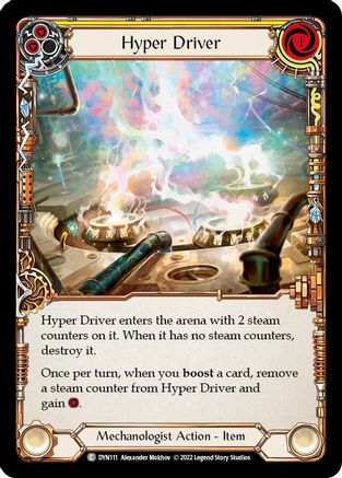 Hyper Driver (Yellow) [DYN111] (Dynasty)