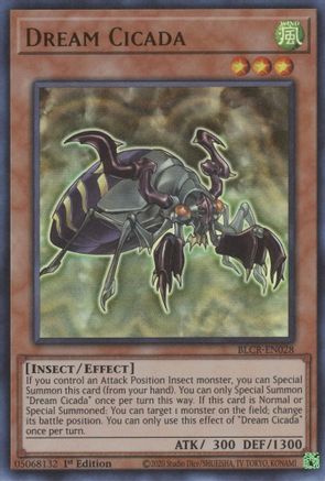 Dream Cicada (BLCR-EN028) - Battles of Legend: Crystal Revenge 1st Edition