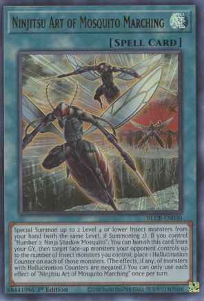Ninjitsu Art of Mosquito Marching (BLCR-EN030) - Battles of Legend: Crystal Revenge 1st Edition