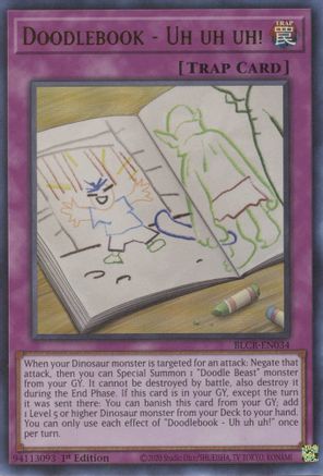 Doodlebook - Uh uh uh! (BLCR-EN034) - Battles of Legend: Crystal Revenge 1st Edition