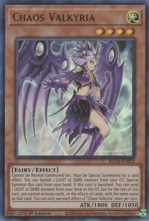 Chaos Valkyria (BLCR-EN072) - Battles of Legend: Crystal Revenge 1st Edition