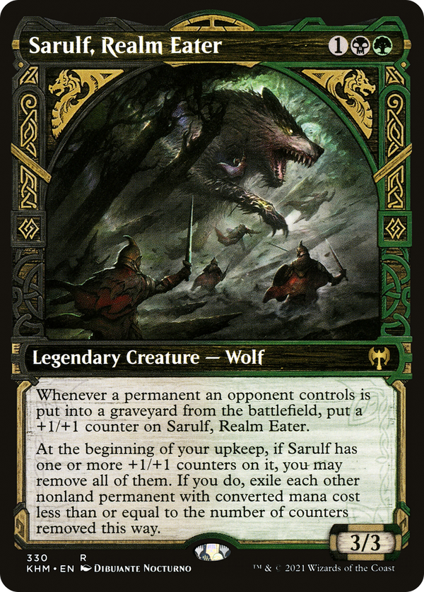 Sarulf, Realm Eater (Showcase) [Kaldheim]