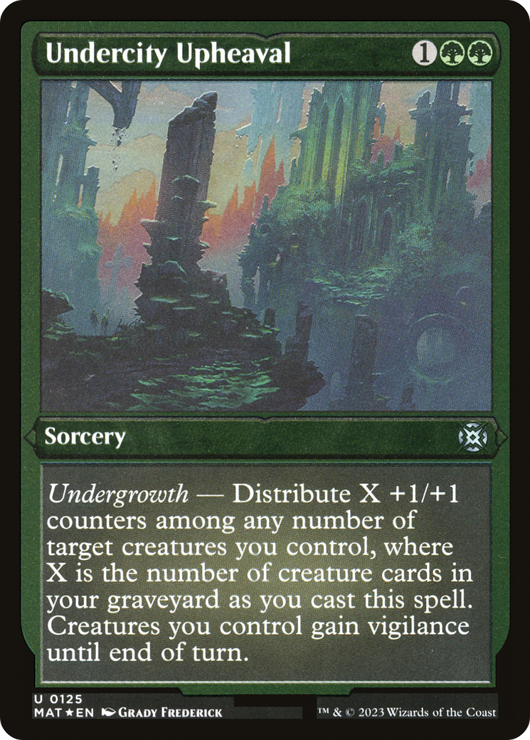 Undercity Upheaval (Foil Etched) [March of the Machine: The Aftermath]