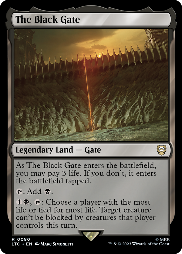 The Black Gate [The Lord of the Rings: Tales of Middle-Earth Commander]