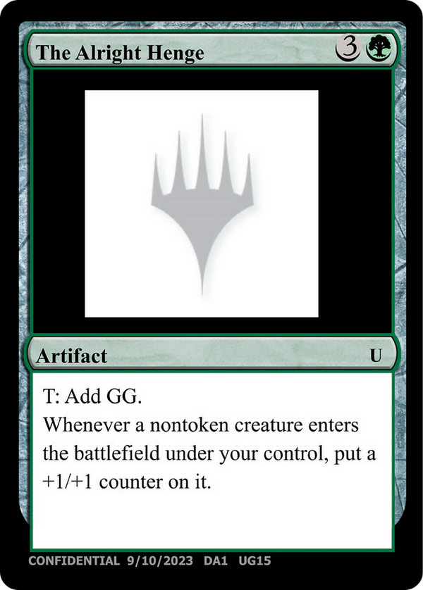 The Alright Henge (UNK-UG15) - Unknown Event