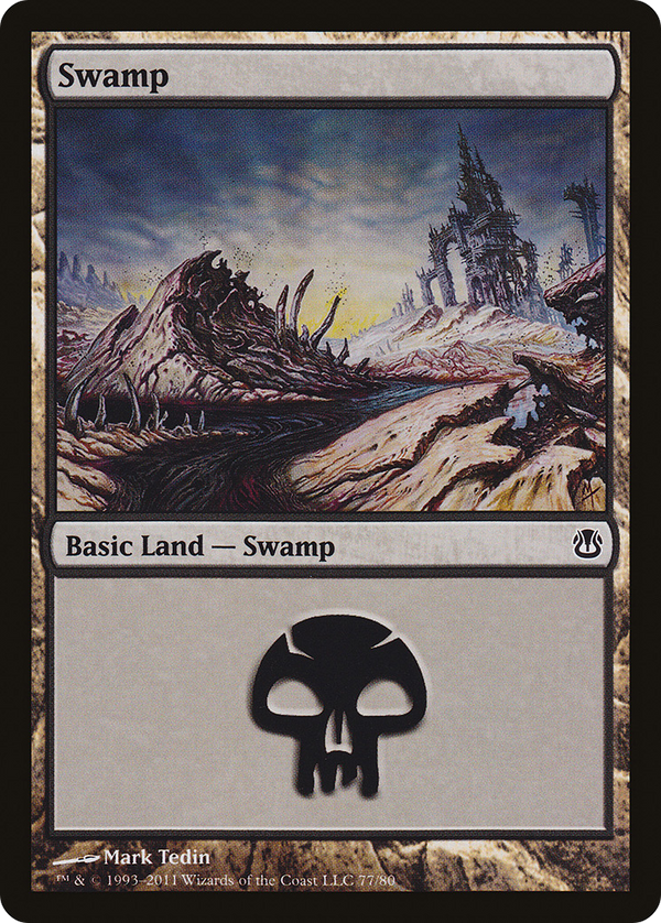 Swamp (77) [Duel Decks: Ajani vs. Nicol Bolas]