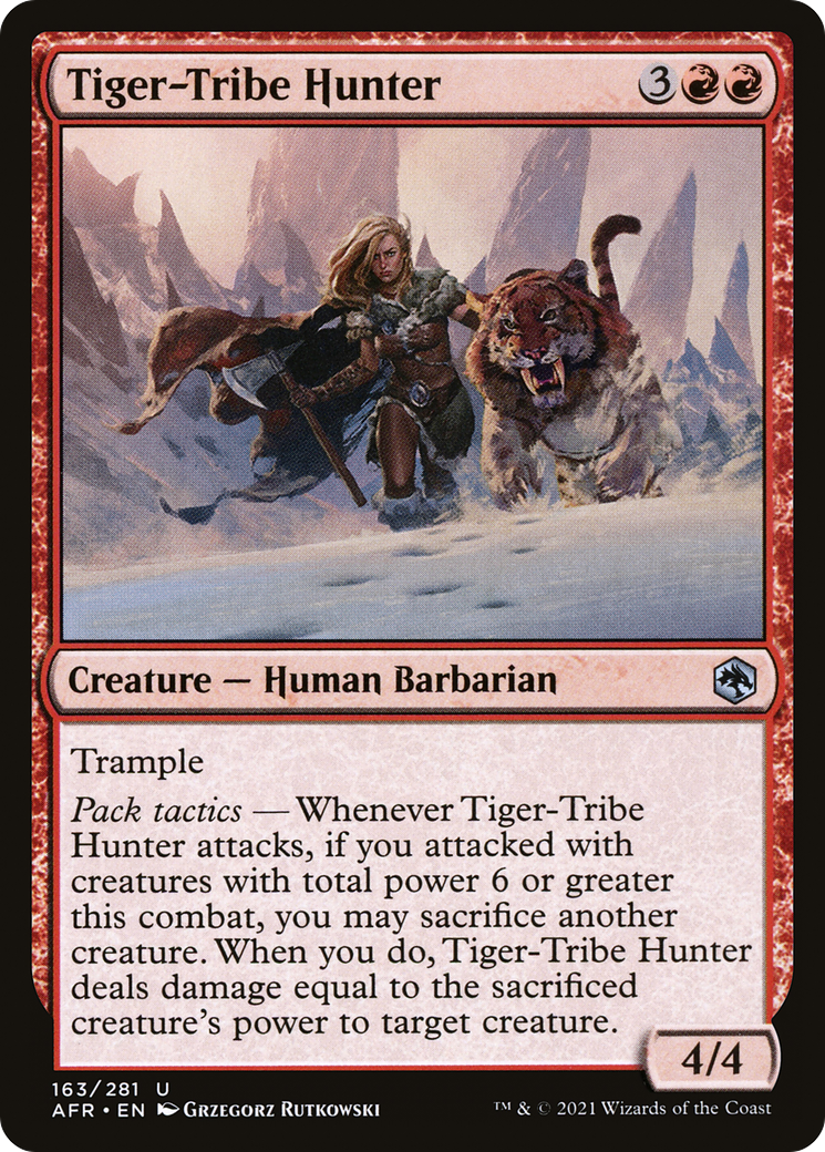 Tiger-Tribe Hunter [Dungeons & Dragons: Adventures in the Forgotten Realms]