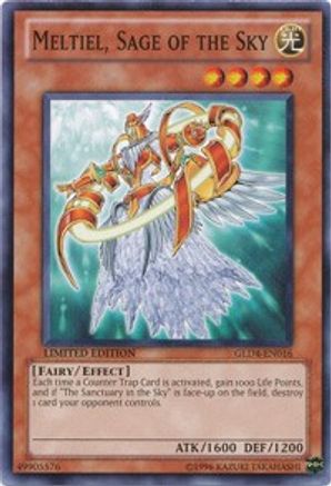 Meltiel, Sage of the Sky (GLD4-EN016) - Gold Series 4: Pyramids Edition Limited
