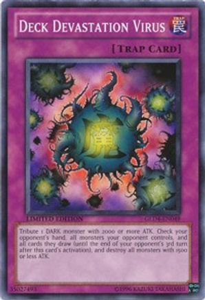 Deck Devastation Virus (GLD4-EN049) - Gold Series 4: Pyramids Edition Limited