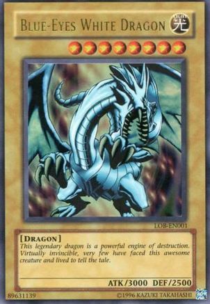 Blue-Eyes White Dragon (LOB-EN001) - Legend of Blue Eyes White Dragon (Worldwide English) Unlimited