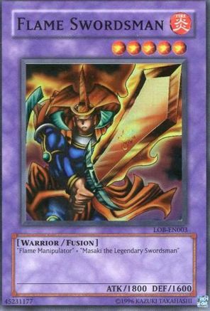 Flame Swordsman (LOB-EN003) - Legend of Blue Eyes White Dragon (Worldwide English) Unlimited