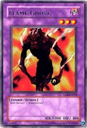 Flame Ghost (LOB-EN029) - Legend of Blue Eyes White Dragon (Worldwide English) Unlimited