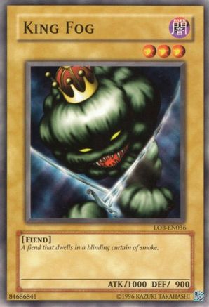 King Fog (LOB-EN036) - Legend of Blue Eyes White Dragon (Worldwide English) Unlimited