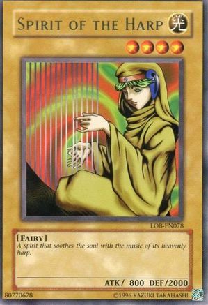 Spirit of the Harp (LOB-EN078) - Legend of Blue Eyes White Dragon (Worldwide English) Unlimited