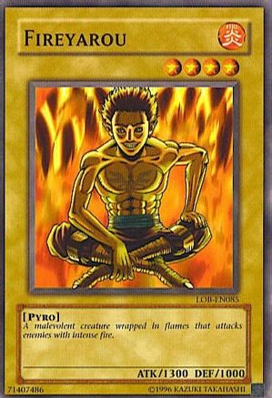 Fireyarou (LOB-EN085) - Legend of Blue Eyes White Dragon (Worldwide English) Unlimited