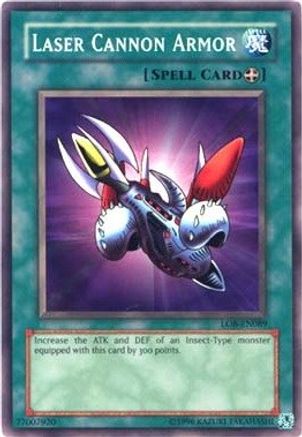 Laser Cannon Armor (LOB-EN089) - Legend of Blue Eyes White Dragon (Worldwide English) Unlimited