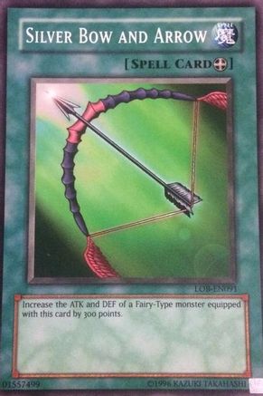 Silver Bow and Arrow (LOB-EN091) - Legend of Blue Eyes White Dragon (Worldwide English) Unlimited