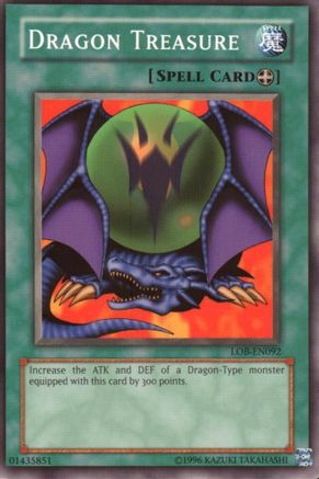 Dragon Treasure (LOB-EN092) - Legend of Blue Eyes White Dragon (Worldwide English) Unlimited