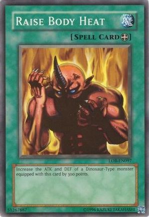 Raise Body Heat (LOB-EN097) - Legend of Blue Eyes White Dragon (Worldwide English) Unlimited