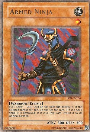 Armed Ninja (LOB-EN106) - Legend of Blue Eyes White Dragon (Worldwide English) Unlimited