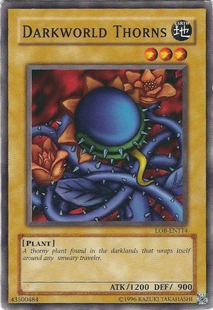 Darkworld Thorns (LOB-EN114) - Legend of Blue Eyes White Dragon (Worldwide English) Unlimited