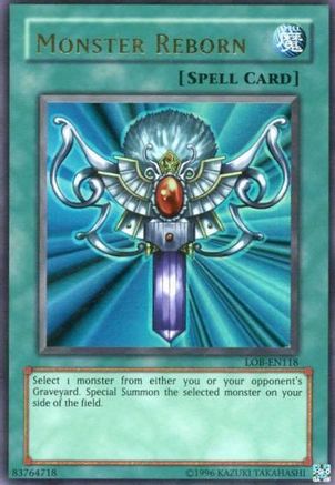Monster Reborn (LOB-EN118) - Legend of Blue Eyes White Dragon (Worldwide English) Unlimited