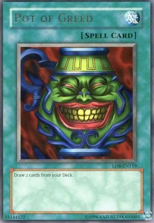 Pot of Greed (LOB-EN119) - Legend of Blue Eyes White Dragon (Worldwide English) Unlimited