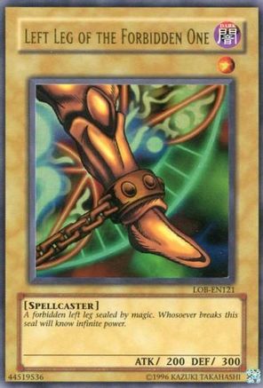 Left Leg of the Forbidden One (LOB-EN121) - Legend of Blue Eyes White Dragon (Worldwide English) Unlimited