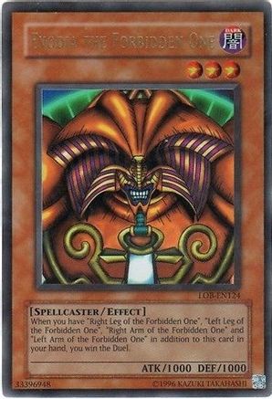 Exodia the Forbidden One (LOB-EN124) - Legend of Blue Eyes White Dragon (Worldwide English) Unlimited