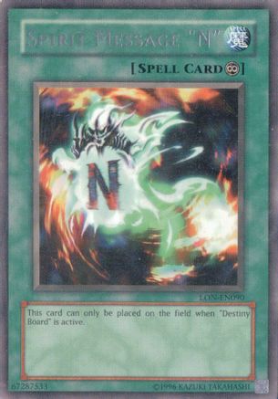 Spirit Message "N" (LON-EN090) - Labyrinth of Nightmare (Worldwide English) Unlimited