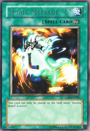 Spirit Message "L" (LON-EN091) - Labyrinth of Nightmare (Worldwide English) Unlimited