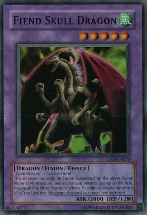 Fiend Skull Dragon (LOD-EN039) - Legacy of Darkness (Worldwide English) Unlimited