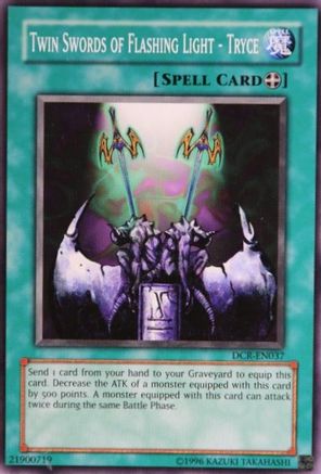 Twin Swords of Flashing Light - Tryce (DCR-EN037) - Dark Crisis (Worldwide English) Unlimited