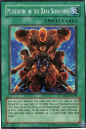Mustering of the Dark Scorpions (DCR-EN093) - Dark Crisis (Worldwide English) Unlimited