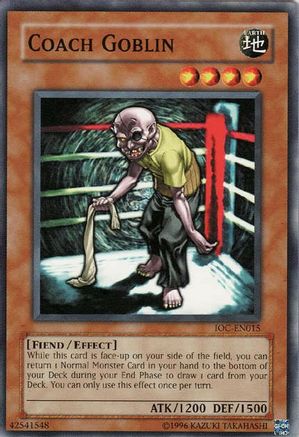 Coach Goblin (IOC-EN015) - Invasion of Chaos (Worldwide English) Unlimited