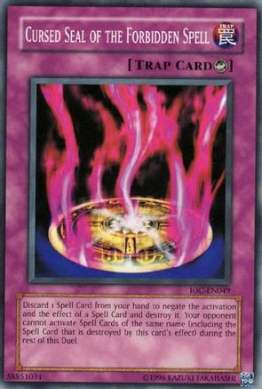 Cursed Seal of the Forbidden Spell (IOC-EN049) - Invasion of Chaos (Worldwide English) Unlimited