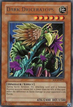 Dark Driceratops (IOC-EN073) - Invasion of Chaos (Worldwide English) Unlimited