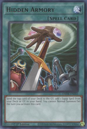 Hidden Armory (AMDE-EN041) - Amazing Defenders 1st Edition