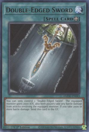Double-Edged Sword (AMDE-EN043) - Amazing Defenders 1st Edition