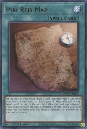 Piri Reis Map (AMDE-EN059) - Amazing Defenders 1st Edition